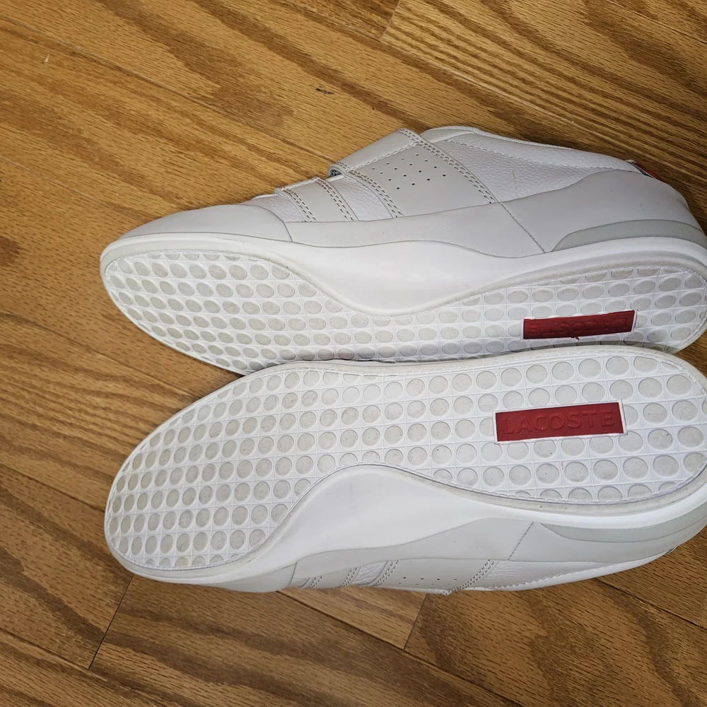 Lacoste White Sneakers with Velcro Straps - Picture 3 of 3